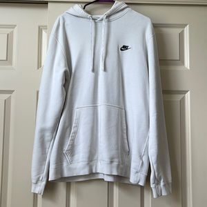 WHITE NIKE HOODIE